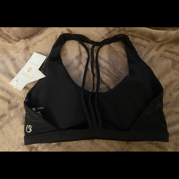 BuffBunny Sports Bra Large Black - Picture 3 of 3